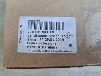 NOVÝ EGR Ventil pro 1.9 TDI a 2.0 TDI - ORIGINÁL - 7