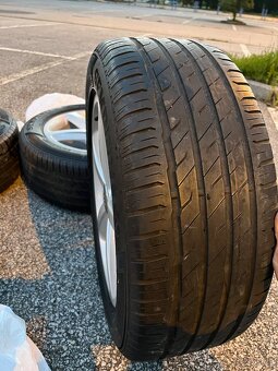 Originální ALU kola Audi 5x112 R17 - letní pneu - 7