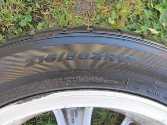 LETNÍ ALU OPEL 17" - 5x110mm - 215/50/R17 - 5mm - 7
