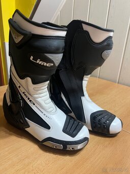 Prodej Moto Boty MBW LIME New Roxy Černo/bílé - 7