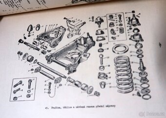 "PĚKNÝ" katalog dílů Moskvič 408, 426,433 , CCCR, ROK 1974 - 7