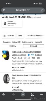 Nové letní pneu Pirelli Scorpion verde 225/60 r18 100H - 7