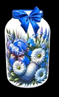 Skleněné lucerny ze zavařovacích lahví - 7