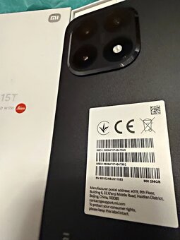 Nový  Xiaomi 15T 5G 12CB/256GB, černý - 7