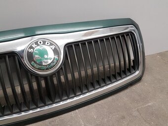 Přední maska Škoda Fabia I FL., zelená met. 9572, 6Y0853668B - 7