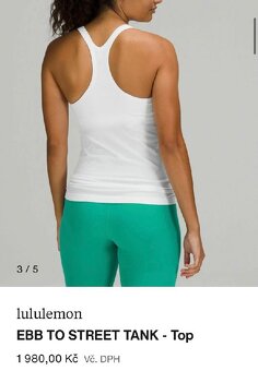 Luxusní bezešvé sportovní tílko/top americké zn. Lululemon - 7
