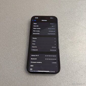 iPhone 15 Pro 128GB, pěkný stav, 12 měsíců záruka - 7