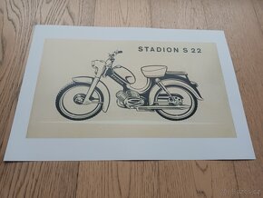 Prodam plakaty Jawa pionýr,Manet,CZ 502,Jawa 250,Stadion - 7