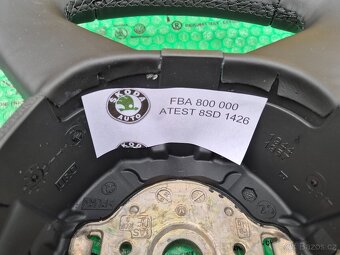 kožený čtyřramenný volant Škoda Fabia II (5J), Roomster, Yet - 7