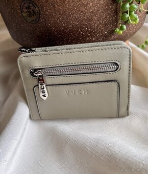 Nová dámská malá kožená peněženka na zip (Vuch) - 7