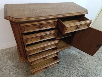 Rustikální komoda, masív, Nábytek s příběhem - 7