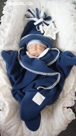 Dětská zavinovačka HVĚZDA vel.0-4 měs. - 7