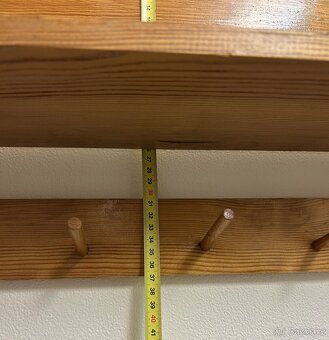 Dřevěná polička na zeď - 7