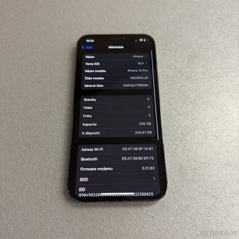 iPhone 12 Pro 256GB, pěkný stav, 12 měsíců záruka - 7