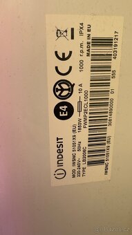 Pračka Indesit 5 kg slim A+ - 7