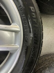 Sada originál ALU kol VW Sharan 5x112 ET59, 195/60T16C - 7