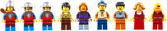 LEGO Bricklink 910047 Středověké tržiště u moře - 7