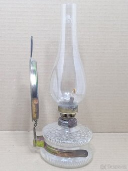 Retro stolní petrolejová lampa - ČSSR - 7