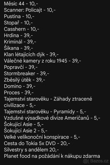 DVD filmy dokumenty, horory, akční, thriller, sci-fi - 7