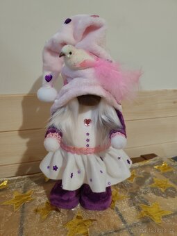 Skřítek trpaslík růžovofialková slecna - 7