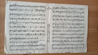 Zpěvník, písničky, retro, hudba, noty - 7