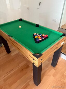Stolní fotbálek +kulečník+hokej+ping pong - 7