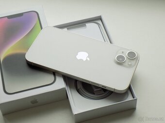 APPLE iPhone 14 Plus 128GB Starlight - ZÁRUKA - JAKO NOVÝ - 7