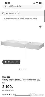 Šuplíky Hemnes postel - 7