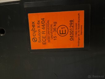 Autosedacka Cybex solution xfix - 7