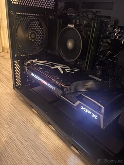 Herní retro PC rádio r5 7500f + 6800 xt 16GB + 64gb ddr5 ram - 7