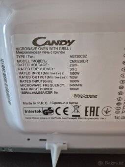 Candy CMXG20DR - červená, 20l - 7