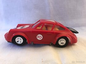 Auto autodráhy Ites Porsche 911 žluté a červené - 7