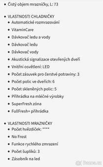 Americká lednička Grundig s vinotekou - 7