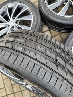 ORIGINÁL Alu Škoda PEGASUS R18, 5x112 - TOP STAV, LETNÍ - 7