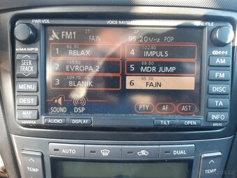 Toyota Navigace, rádio - 7