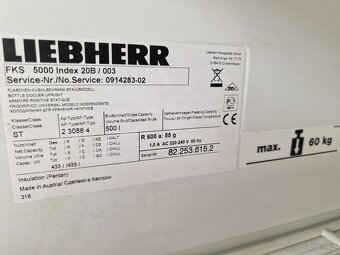 2 kusy profesionální lednice LIEBHERR FKS 5000 - 7
