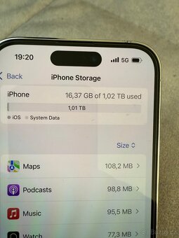 Apple Iphone 14 PRO 1Tb, bily, Pitaka kryt, 1 oderka - 7