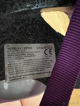 Detska helma Abus Rookie top stav a rukavice - 7