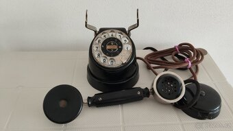 Starý telefon TELEGRAFIA z roku 1927 tzv.kopýtko - 7