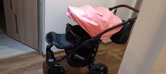 Kočárek babylux optimal růžový - 7