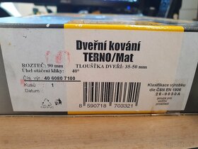 Dveřní kování TERNO Rostex chrom mat - 7