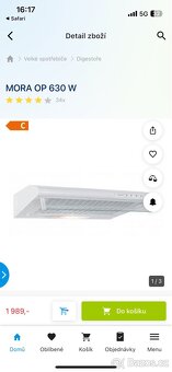 Digestoř Mora OP 630 W, jako nova - 7