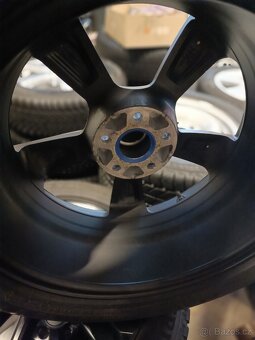 Alu kola 5x112r18 Škoda Kodiaq černý mat - 7