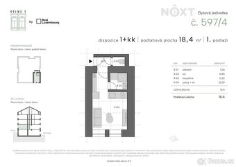 Prodej byt 1+kk, 18㎡ - 7