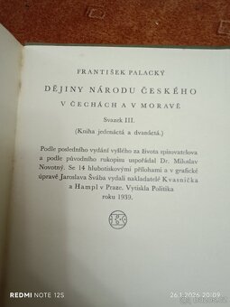 F. Palacký dějiny národa českého - 7