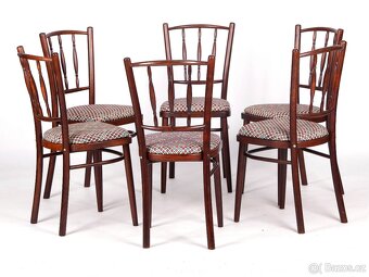 Jídelní set, 6x přečalouněné židle TATRA. - 7