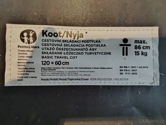 DĚTSKÁ PŘENOS. SKLÁDACÍ POSTÝLKA- CESTOVNÍ - 7