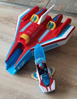 Tlapková patrola - letoun, auta, postavičky - 7