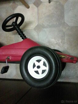 Dětská šlapací motokára Buggy plastová - 7