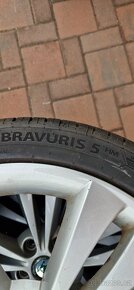 4ks letní pneuAlu kola Škoda Octavia II rs 7.5Jx12H2 et51 - 7